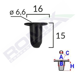 Clema Fixare Prag Pentru Vw Set 10 Buc 