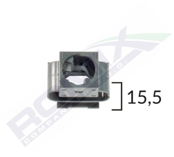 Clips De Fixare Pentru Audi/Skoda/Seat/Vw 15.5Mm - Negru Set 10 Buc 