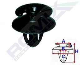 Clips Tapiterie Pentru Bmw 3E30/7E32/ 3E46 Set 10 Buc 