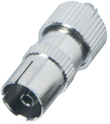 Conector Coaxial Metalic 