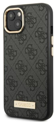 Guess Case Profesional For Iphone 14 Pro 6 1 Guhmp14lu4gprk Black Hc Magsafe 4g Pu Logo Plate 