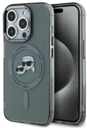 Husa profesionala Karl Lagerfeld pentru iPhone 15 Pro neagra. 