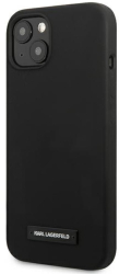 Karl Lagerfeld Profesional Case For Iphone 13 Mini Klhcp13sslmp1k Black Hard Case Liquid Glitter Logo