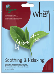 Masca faciala vegana calmanta si relaxanta cu ceai verde Simply When 23 ml 