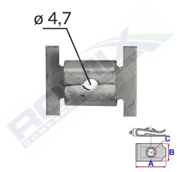 Priza Montare 12 X 14 Pentru Surub 4.7 Set 10 Buc 