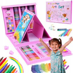 Set Papetarie Copii Set Arta Albastru 208buc. 