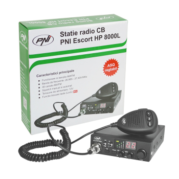 Statie Radio Cb Pni Escort Hp 8000L 12V 4W Cu Asq Reglabil Functie Lock Mufa De Bricheta Inclusa 