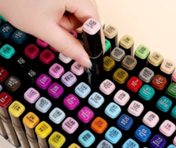 Stilou 48 Culori - Marker Set Penitura si Desen 