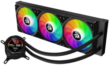 Cooler procesor cu lichid Redragon CCW-1017 iluminare aRGB cu display Negru 
