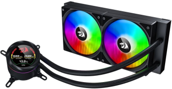 Cooler procesor cu lichid Redragon CCW-1019 iluminare aRGB cu display Negru 