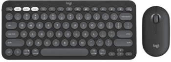 Kit tastatura + mouse Pebble 2 Combo Tonal graphite 