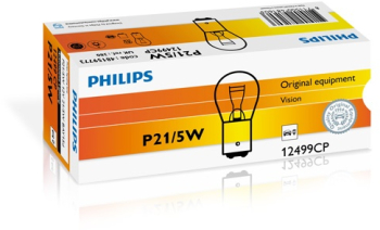 Bec Frana P21/5W 12V Set 10 Buc Philips 
