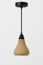 Lampa suspendata Sani Rome E27 material ecologic PLA 145 x 145 x 145 mm bej 