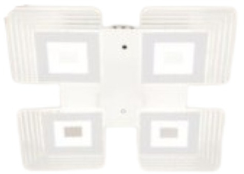 Lustra led pallas 72W cu 4 brate 3 culori ir