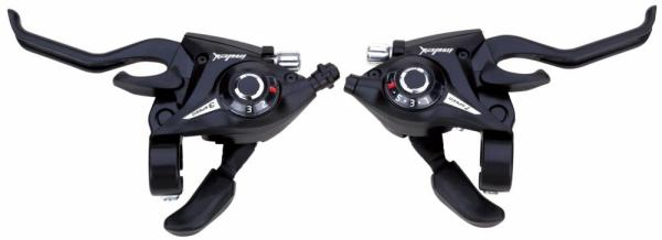 Manete Schimbator Viteze + Manete Frana Fast Shift pentru Bicicleta 