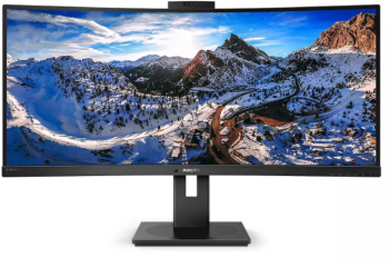 Monitor Philips Lcd Va Ultrawide Curbat Cu Usb-c 3440 X 1440 Wqhd 34 86 36 Cm P Line Stabilizator Imagine Srgb Lowblue Easyread K 