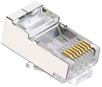 Mufa RJ45 Cat 6e Pass Through Ecranata 