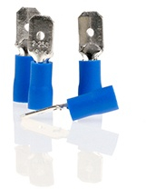 Papuc Electric Auto Izolat Albastru Tip Tata 6.35Mm - Set 10 