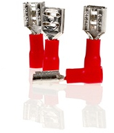 Papuc Electric Auto Izolat Rosu Tip Tata 6.3Mm - Set 10 
