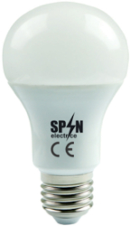 Set 10 Becuri 15w 200w Led E27 model glob A60 6500K lumina rece 1650Lm 