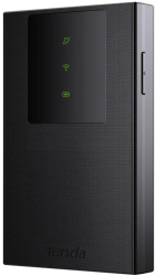 Router Wireless Tenda MF3 portabil 3G/4G Mobile Wi-Fi 300Mbps Internal LTE Modem Nano SIM card slot LED screen display rechargeable 