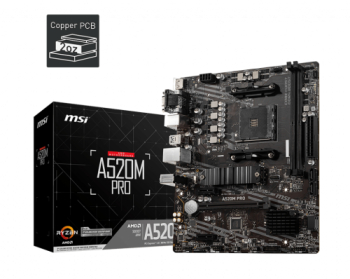 Placa de baza MSI AMD A520M Pro Socket AM4