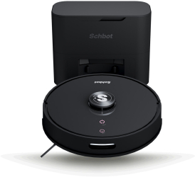 Robot de Aspirare 3 in 1 Schbot F2 Pitbox Pro cu Statie de Golire si Incarcare Automata Autonomie 170 min Negru 