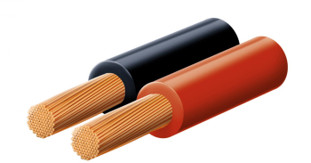 Cablu Pentru Difuzor Rosu-negru 2x1 5 Mm 100 M/rola 