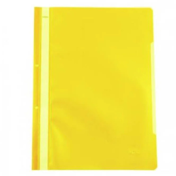 Dosar A4 cu sina si perforatii Galben 50/set Noki 