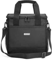 Geanta termoizolanta pentru picnic Zagatto R Alaska Neagra 15L 27x21x27.5 cm Impermeabile Usor de curatat Pliabila Bretea de umar