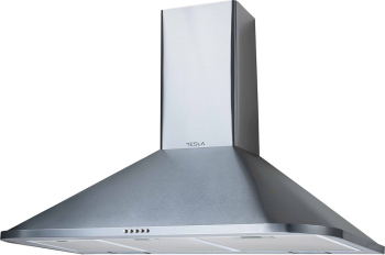 Hota decorativa semineu Tesla DC900AXP 630 m3/h 1 motor 190 W LED 2x2W 3 trepte 90cm Inox