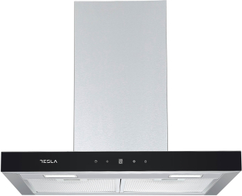 Hota incorporabila decorativa Tesla DC600AXB T-shape Putere de absorbtie 630 mc/h T-shape Control digital Afisaj LED 60 cm Inox/Sticl 