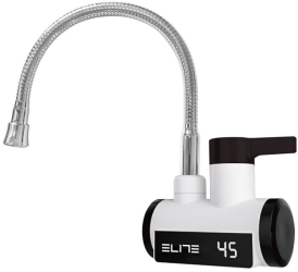 Incalzitor de apa Elite EHD-2569 Montare pe perete 3300W Rotatie 360 grade Pana la 120° C Afisaj digital IPX4 Argintiu 