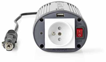 Invertor Tensiune Cu Unda Sinusoidala Modificata Nedis 12v Dc - 230v Ac 150w 1x Usb Fr 