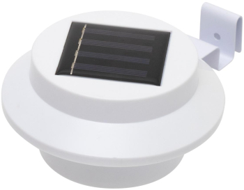 Lumina Solara De Gradina Pentru Streasina Gard 3 Led-uri Albe Calde