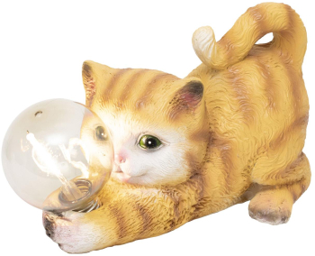 Lumina Solara De Gradina Pisica Cu Bec 
