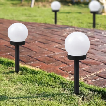 Mare Lampa Solara Sferica 3 Bucati Intr-un Set 