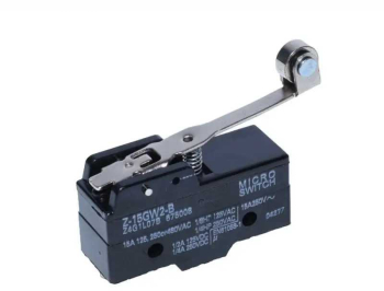 MICRO SWITCH cu tija lunga 63mm si rola 11mm 49x18x29/46mm Z-15GW2-B 15A 125 /250 /480VAC 