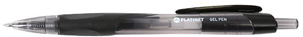 Set Pix Gel Retractabil Negru 0.7mm Platinet 4 buc. 