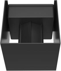 Aplica de perete pentru exterior LED Calex Smart Outdoor, lumina alba si colorata (2700K - 6500K), 6W, 330 lumeni, IP54, Negru, Clasa Energe 