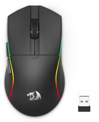 Mouse Optic Redragon Deicide Pro RGB LED USB/USB Wireless/Bluetooth Black 