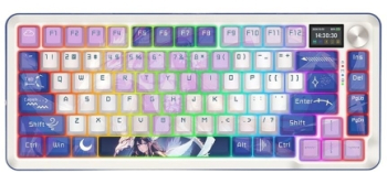 Tastatura Redragon Eclipse Pro Anime RGB LED USB/USB Wireless/Bluetooth Multicolor 