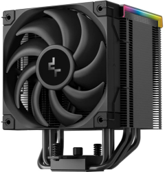 Cooler DeepCool skt. Intel si AMD racire cu aer vent. 120mm 500 \u2013 1750 rpm 5 heatpipes inaltime 162mm afisaj digital 