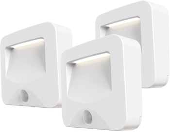 Spot LED exterior Calex Spot On cu senzor lumina calda 10 lm cu baterii IP44 Negru 