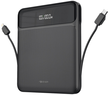 Baterie externa laptop portabil puternica si profesionala 20000 mAh neagra. 