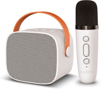 Boxa Karaoke Wireless Microfon Inclus - Alb
