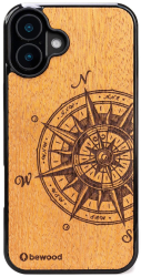 Carcasa de protectie din lemn pentru iPhone 16 Plus 