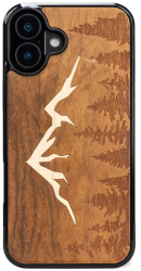 Drewniane Etui Profesional pentru Iphone 16 Plus 6 7 Munti Imbuia 