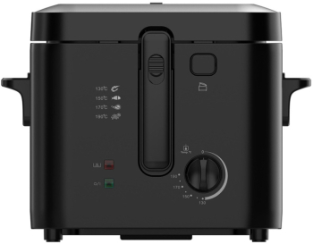 Friteuza Finlux FDF-2516RI Vas detasabil Fereastra vizualizare Temperatura reglabila 2.5 l 1600 W Neagra 