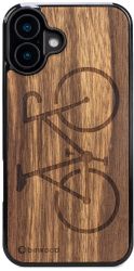 Husa din Lemn Profesional pentru Iphone 16 Plus 6 7 Bicicleta 